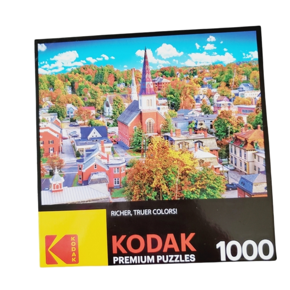 NEW 1000 Piece Kodak "Montpelier, Vermont Townscape" Jigsaw Puzzle